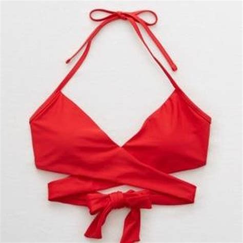 aerie red bikini|More.